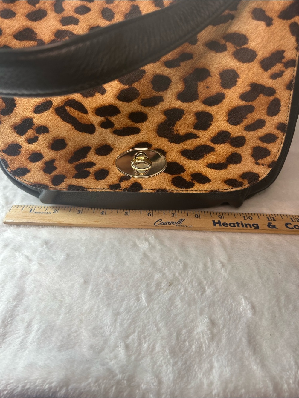 TALBOTS CALF HAIR CLASSIC HOBO BAG - Picture 12 of 13